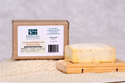 Lemongrass and Bergamot with Bergamot Leaves Handcrafted Soap